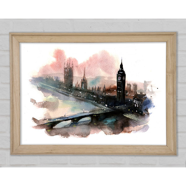 Rosalind Wheeler Aquarell Big Ben Houses Of Parliament Einzelner